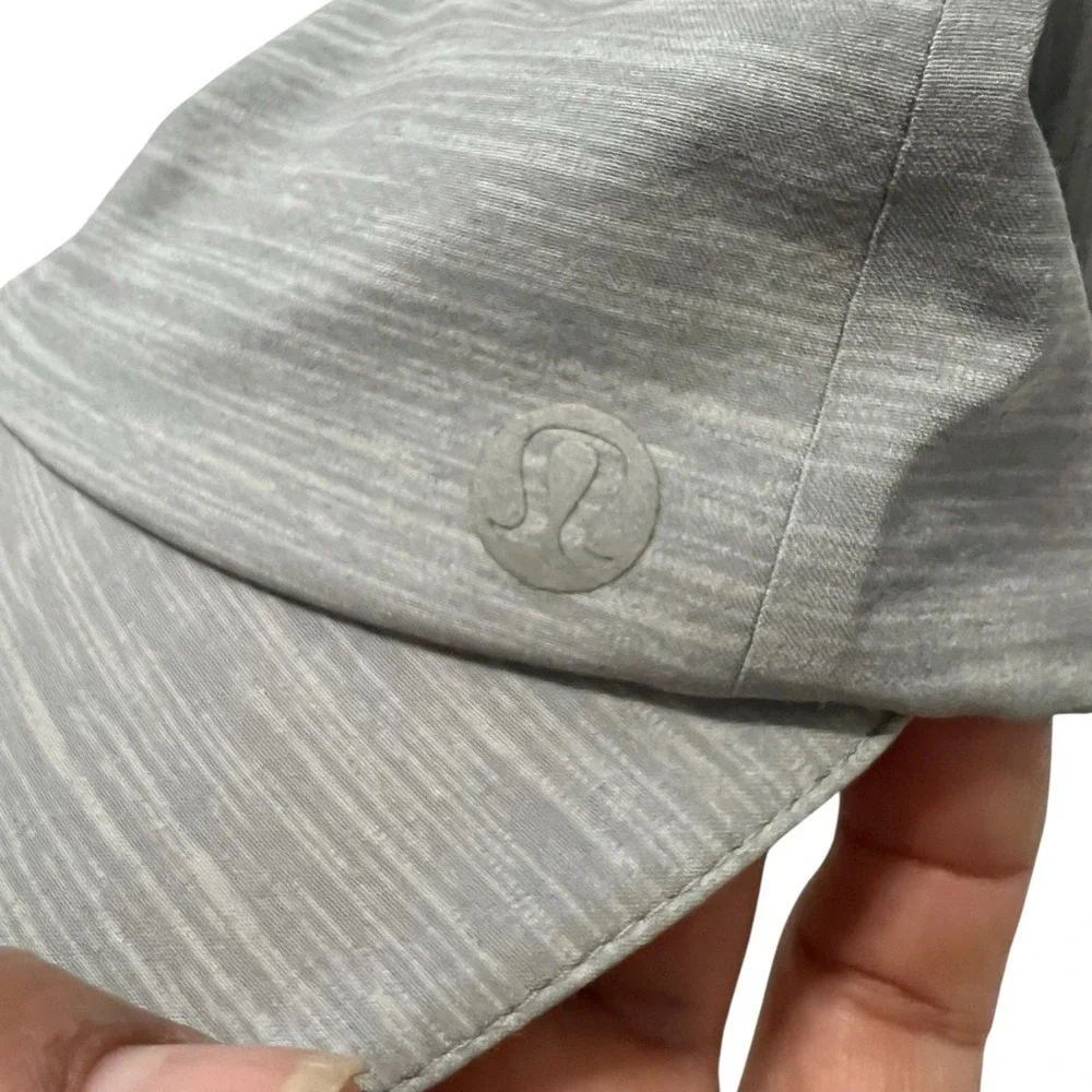 Lululemon Heathered Gray Hat License to Train Soft Surround Stretch Cap Size OS